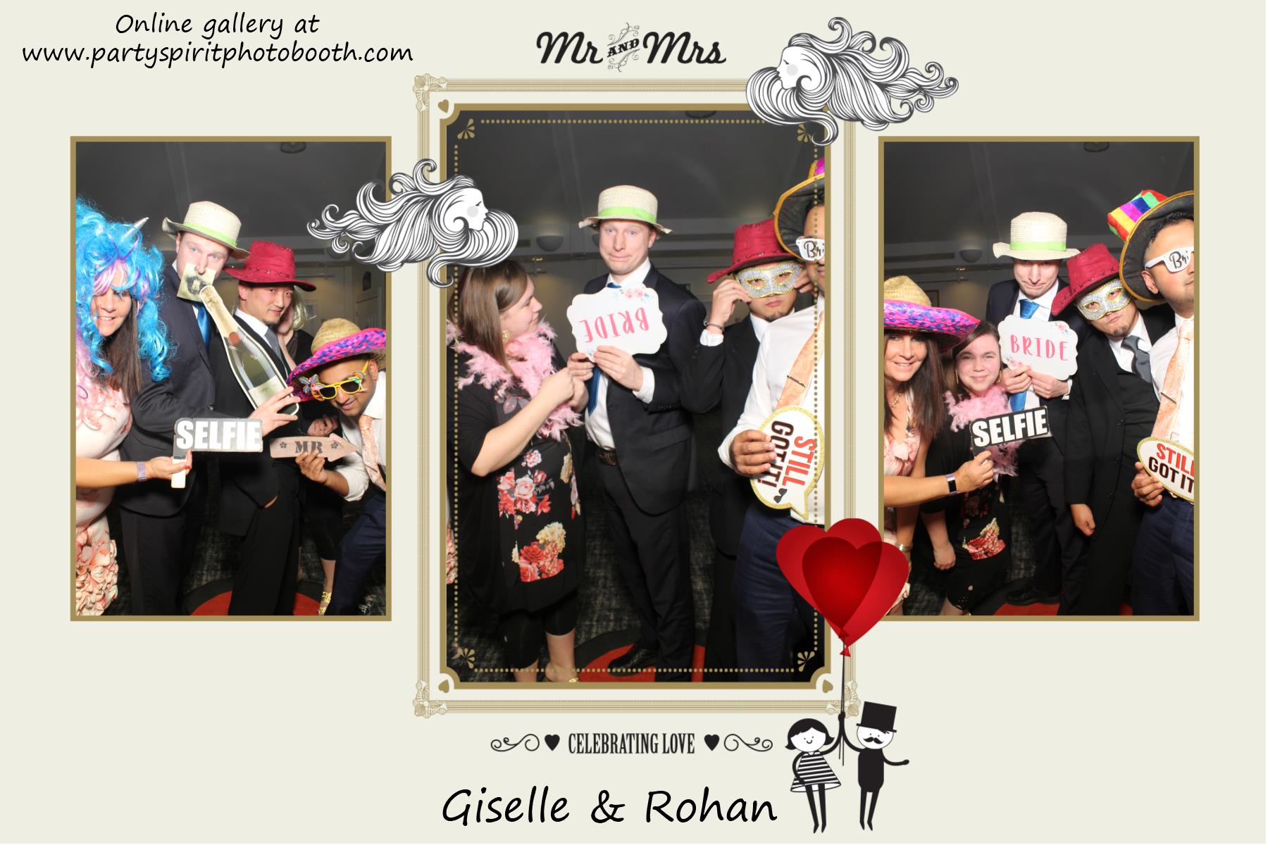 Giselle and Rohan's Wedding | View more photos from the event at gallery.partyspiritphotobooth.com/u/PartySpiritPhotoBooth/Giselle-and-Rohans-Wedding